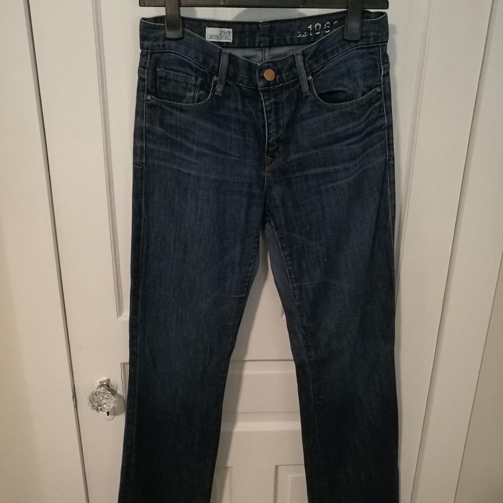 Gap high rise denim trousers